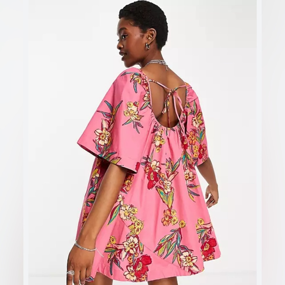 Free People Jodie Printed Tunic in Sunrise Combo